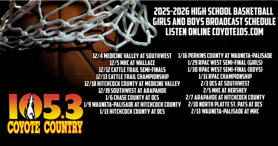 Area High School Basketball Broadcast Schedule 2025-2026
