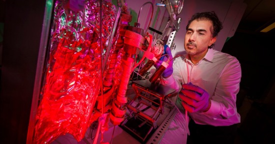 Ozan Ciftci, Kenneth E. Morrison Distinguished Professor of Food Science and Technology and Biological Systems Engineering, operates an integrated supercritical carbon dioxide extractor-bioreactor, using green technology to extract lycopene — a high-value health and wellness-promoting bioactive compound — from tomato waste while simultaneously producing biodiesel in December 2024. (Craig Chandler/University Communication and Marketing)