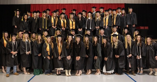 The Nebraska College of Technical Agriculture class of 2026 graduates attending commencement. Photo credit: S. Blomstedt