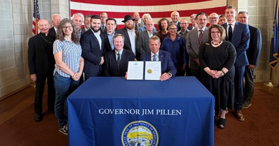 Governor Pillen, state senators, faith leaders