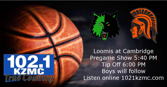 Listen Live - High School Basketball Loomis at Cambridge