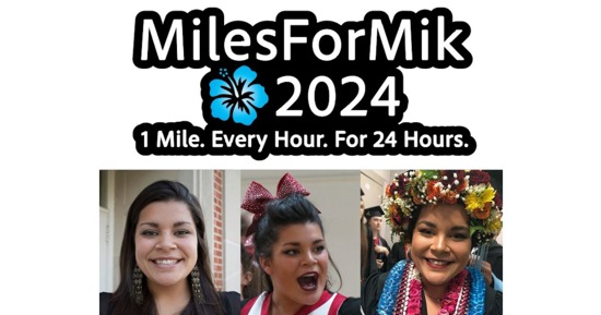 Miles for Mik, 24-hour walk/run fundraiser set for April 12-13