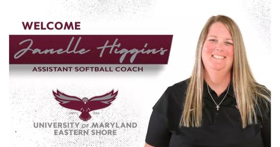 Janelle Higgins named assistant softball coach at the University of Maryland Eastern Shore