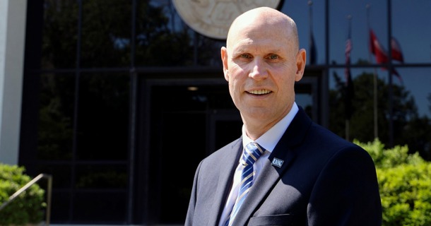 Neal Schnoor will serve as the next chancellor of the University of Nebraska at Kearney. His appointment was approved today by the NU Board of Regents. (Photos by Todd Gottula, UNK Communications)