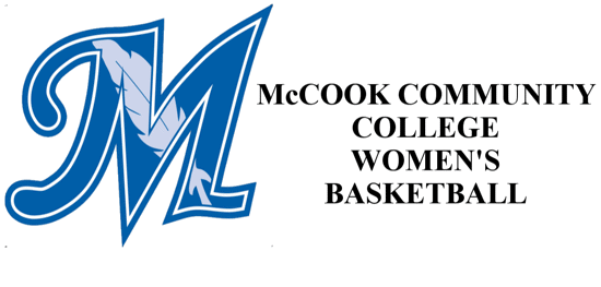 McCook Community College Logo on the left with the words McCook community college basketball womens on the right