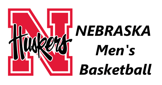 Nebraska Husker logo with the words Nebraska Basketball on the right.