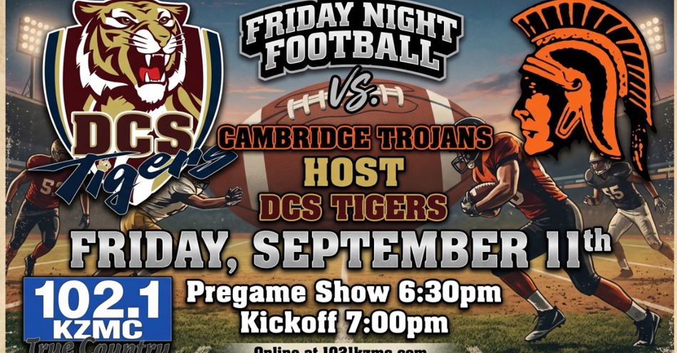 2026-09-11T18:30|Cambridge Vs Dundy County-Stratton|HS Football|KZMC