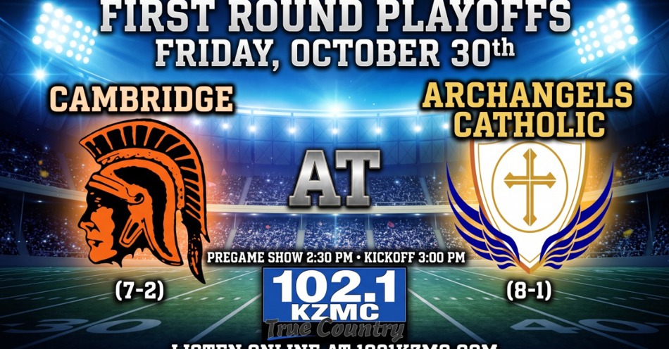 2026-10-30T14:30|Archangels Catholic Vs Cambridge|HS Football|KZMC