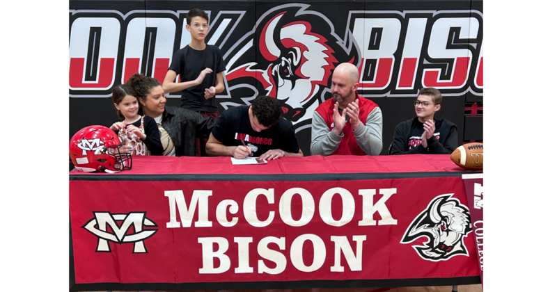 McCook Football Standout Oliver Corbett Signs With Hastings College